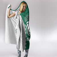Custom Hawaii Volleyball Hooded Blanket Hawaiian Kakau Pattern LT14 - Polynesian Pride