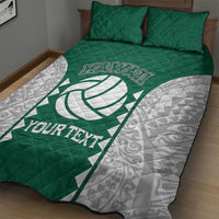 Custom Hawaii Volleyball Quilt Bed Set Hawaiian Kakau Pattern LT14 - Polynesian Pride