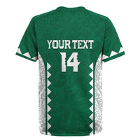 Custom Hawaii Volleyball Rugby Jersey Hawaiian Kakau Pattern LT14 - Polynesian Pride