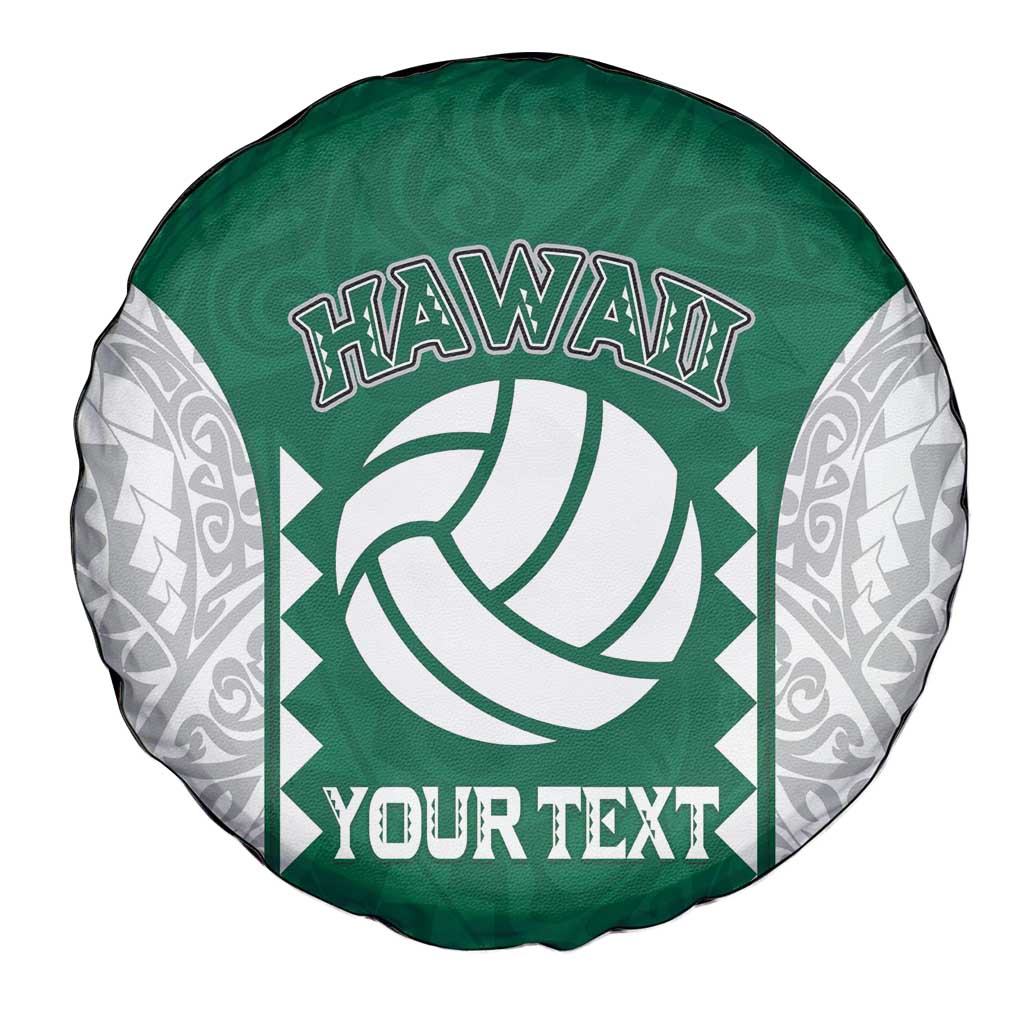 Custom Hawaii Volleyball Spare Tire Cover Hawaiian Kakau Pattern LT14 - Polynesian Pride