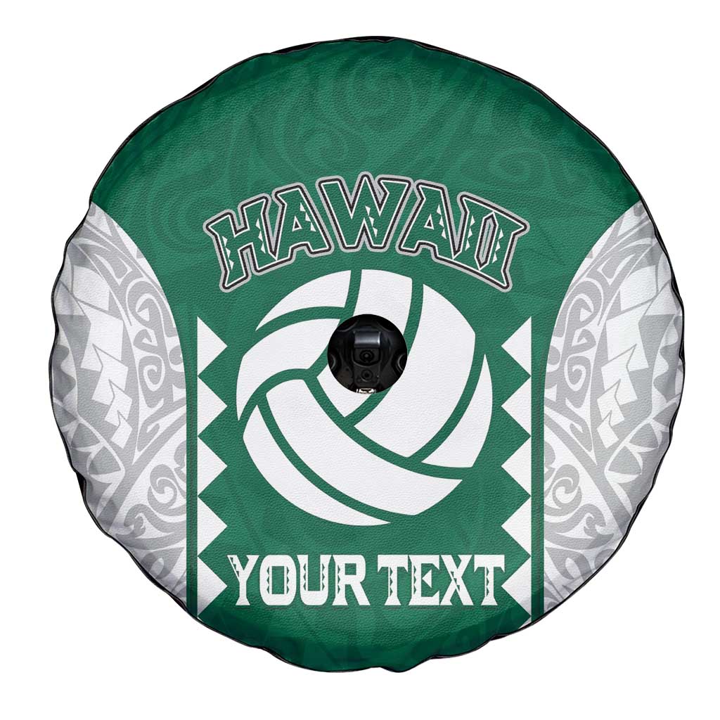 Custom Hawaii Volleyball Spare Tire Cover Hawaiian Kakau Pattern LT14 - Polynesian Pride