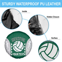 Custom Hawaii Volleyball Spare Tire Cover Hawaiian Kakau Pattern LT14 - Polynesian Pride