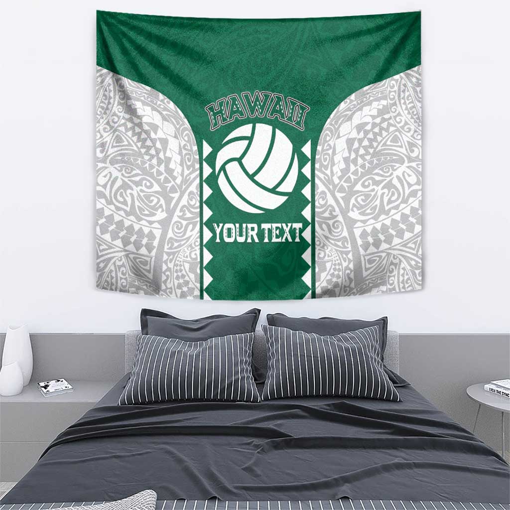 Custom Hawaii Volleyball Tapestry Hawaiian Kakau Pattern LT14 - Polynesian Pride