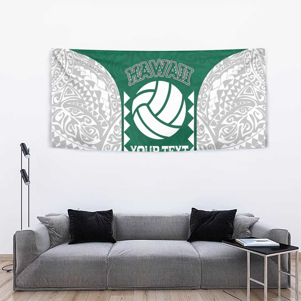 Custom Hawaii Volleyball Tapestry Hawaiian Kakau Pattern LT14 - Polynesian Pride