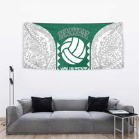 Custom Hawaii Volleyball Tapestry Hawaiian Kakau Pattern LT14 - Polynesian Pride