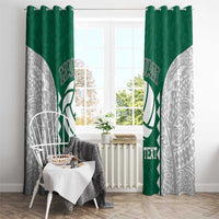 Custom Hawaii Volleyball Window Curtain Hawaiian Kakau Pattern LT14 - Polynesian Pride