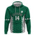 Custom Hawaii Volleyball Zip Hoodie Hawaiian Kakau Pattern