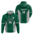 Custom Hawaii Volleyball Zip Hoodie Hawaiian Kakau Pattern