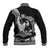 Black Hawaii Ikaika Warrior Baseball Jacket Hawaiian Power