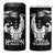 Black Hawaii Ikaika Warrior 4 in 1 Can Cooler Tumbler Hawaiian Power