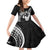 Black Hawaii Ikaika Warrior Family Matching Off Shoulder Short Dress and Hawaiian Shirt Hawaiian Power