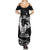 Black Hawaii Ikaika Warrior Family Matching Summer Maxi Dress and Hawaiian Shirt Hawaiian Power