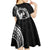 Black Hawaii Ikaika Warrior Kid Short Sleeve Dress Hawaiian Power