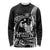 Black Hawaii Ikaika Warrior Long Sleeve Shirt Hawaiian Power