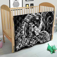 Black Hawaii Ikaika Warrior Quilt Hawaiian Power LT14 - Polynesian Pride