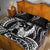 Black Hawaii Ikaika Warrior Quilt Bed Set Hawaiian Power