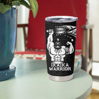 Black Hawaii Ikaika Warrior Tumbler Cup Hawaiian Power LT14 - Polynesian Pride