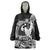 Black Hawaii Ikaika Warrior Wearable Blanket Hoodie Hawaiian Power