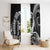 Black Hawaii Ikaika Warrior Window Curtain Hawaiian Power