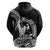 Black Hawaii Ikaika Warrior Zip Hoodie Hawaiian Power