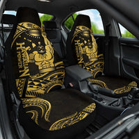Gold Hawaii Ikaika Warrior Car Seat Cover Hawaiian Power LT14 One Size Gold - Polynesian Pride