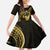 Gold Hawaii Ikaika Warrior Family Matching Summer Maxi Dress and Hawaiian Shirt Hawaiian Power