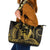 Gold Hawaii Ikaika Warrior Leather Tote Bag Hawaiian Power