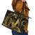 Gold Hawaii Ikaika Warrior Leather Tote Bag Hawaiian Power