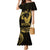 Gold Hawaii Ikaika Warrior Mermaid Dress Hawaiian Power