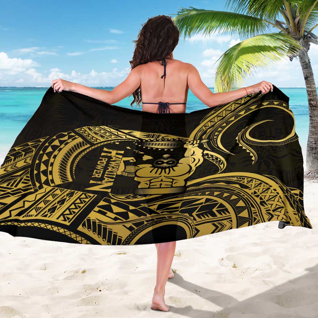 Gold Hawaii Ikaika Warrior Sarong Hawaiian Power LT14 - Polynesian Pride