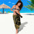 Gold Hawaii Ikaika Warrior Sarong Hawaiian Power