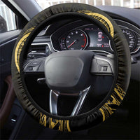Gold Hawaii Ikaika Warrior Steering Wheel Cover Hawaiian Power LT14 - Polynesian Pride