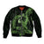 Green Hawaii Ikaika Warrior Bomber Jacket Hawaiian Power