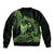 Green Hawaii Ikaika Warrior Bomber Jacket Hawaiian Power