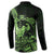 Green Hawaii Ikaika Warrior Button Sweatshirt Hawaiian Power