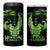 Green Hawaii Ikaika Warrior 4 in 1 Can Cooler Tumbler Hawaiian Power