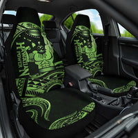 Green Hawaii Ikaika Warrior Car Seat Cover Hawaiian Power LT14 One Size Green - Polynesian Pride