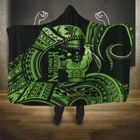 Green Hawaii Ikaika Warrior Hooded Blanket Hawaiian Power LT14 - Polynesian Pride