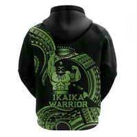Green Hawaii Ikaika Warrior Hoodie Hawaiian Power LT14 - Polynesian Pride