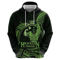 Green Hawaii Ikaika Warrior Hoodie Hawaiian Power LT14 - Polynesian Pride