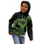 Green Hawaii Ikaika Warrior Kid Hoodie Hawaiian Power