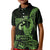 Green Hawaii Ikaika Warrior Kid Polo Shirt Hawaiian Power