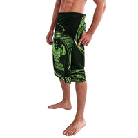 Green Hawaii Ikaika Warrior Lavalava Hawaiian Power LT14 - Polynesian Pride