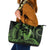 Green Hawaii Ikaika Warrior Leather Tote Bag Hawaiian Power