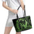 Green Hawaii Ikaika Warrior Leather Tote Bag Hawaiian Power