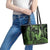 Green Hawaii Ikaika Warrior Leather Tote Bag Hawaiian Power