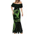 Green Hawaii Ikaika Warrior Mermaid Dress Hawaiian Power