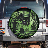 Green Hawaii Ikaika Warrior Spare Tire Cover Hawaiian Power LT14 Green - Polynesian Pride
