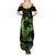 Green Hawaii Ikaika Warrior Summer Maxi Dress Hawaiian Power