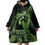 Green Hawaii Ikaika Warrior Wearable Blanket Hoodie Hawaiian Power